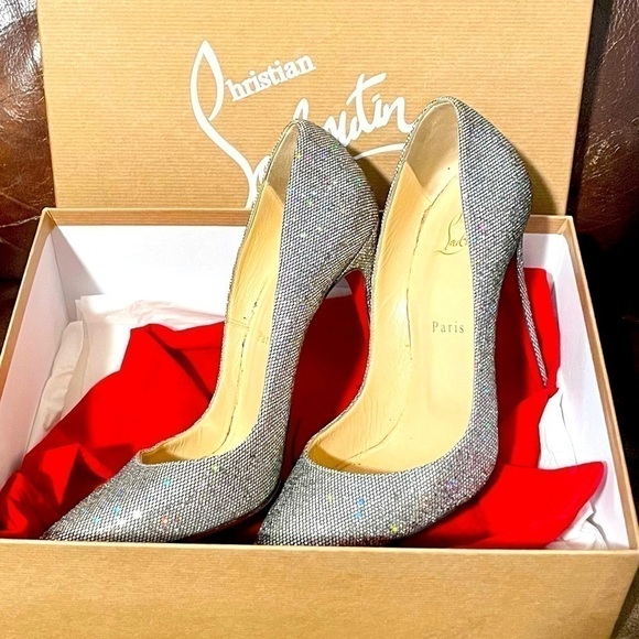 Christian Louboutin iconic ‘So Kate’ starburst discoball sky high 120mm EU37 - Picture 2 of 12